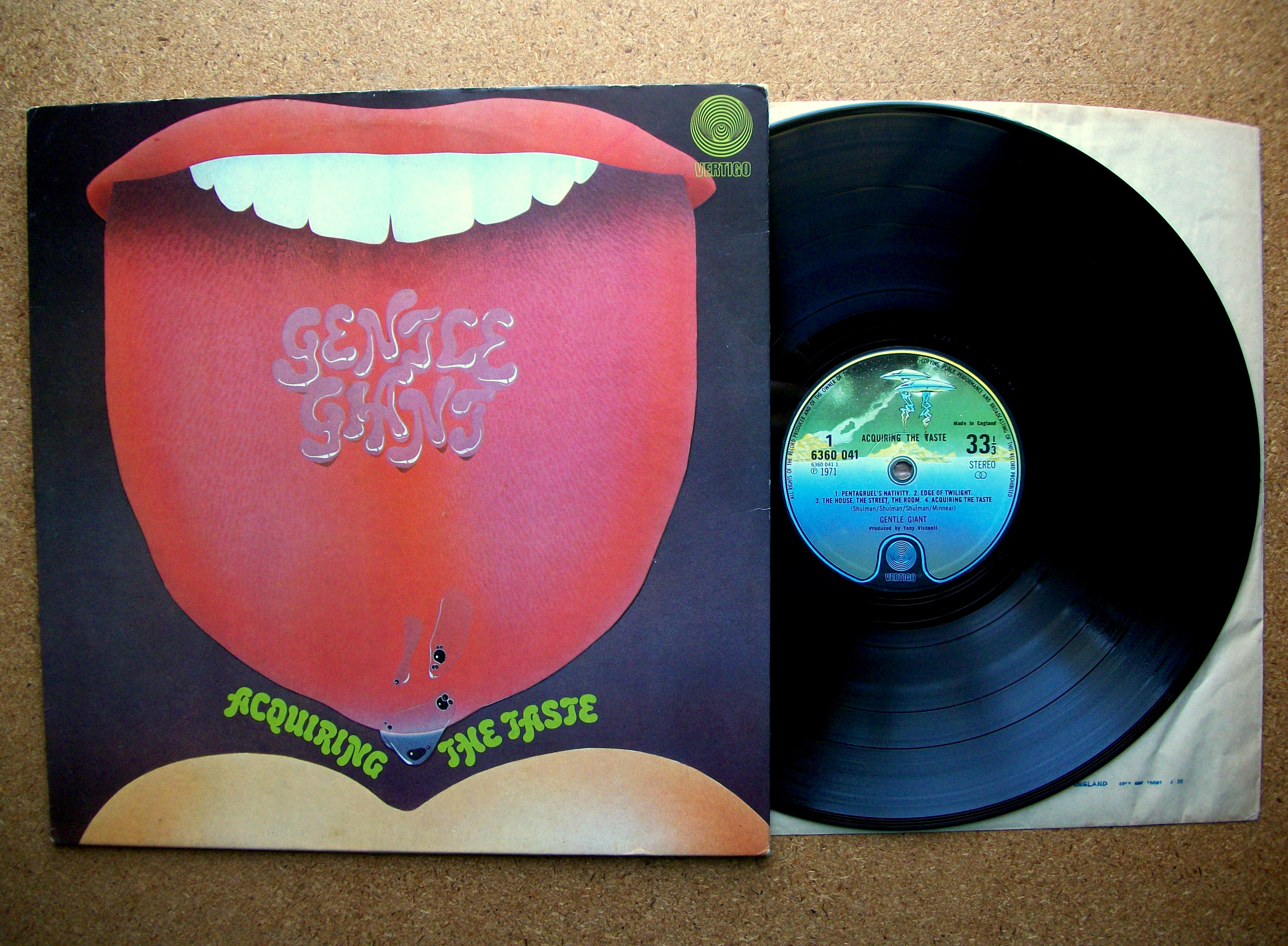 SINISTER VINYL COLLECTION: GENTLE GIANT – ACQUIRING THE TASTE ...